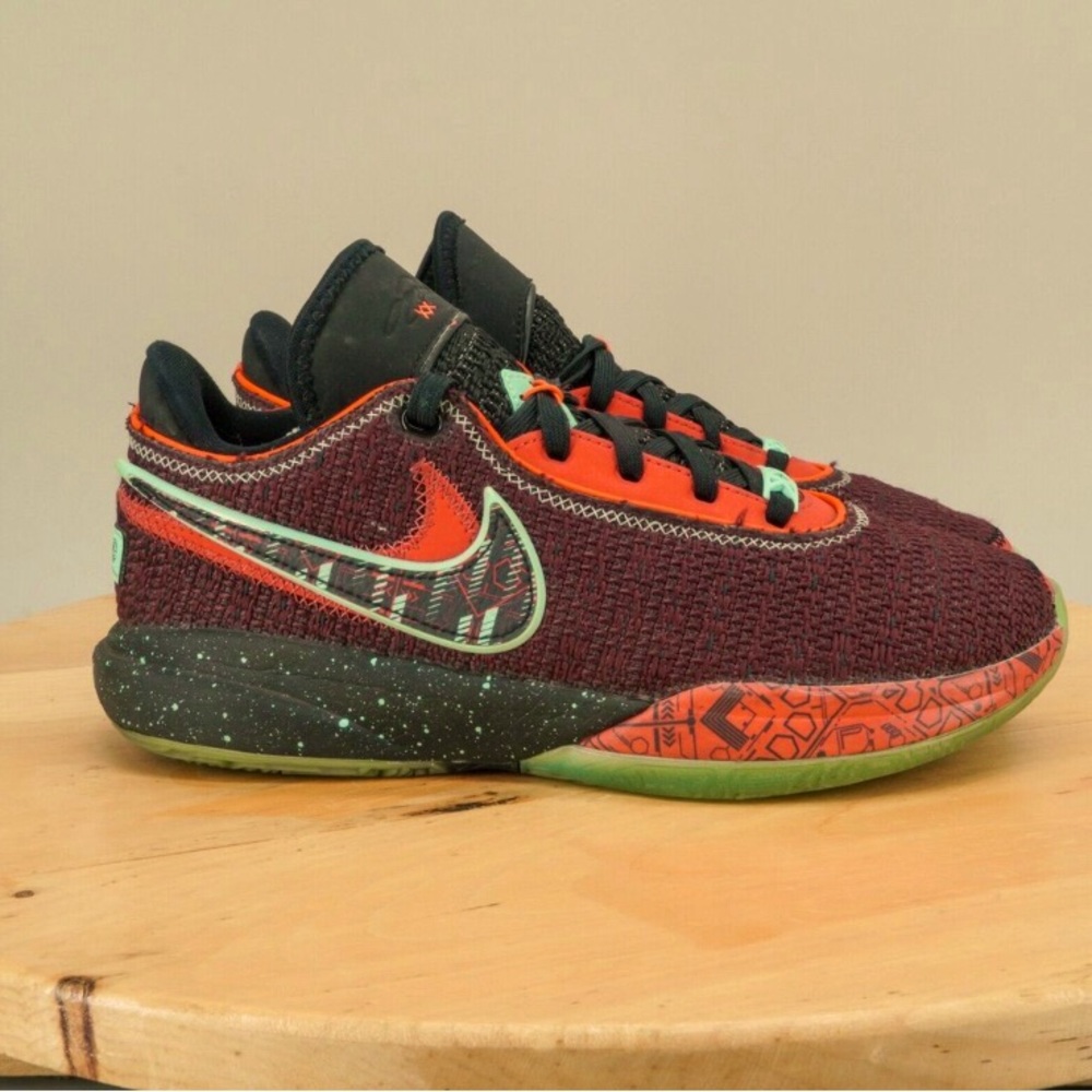 6.5Y / Womens 8 - Nike Lebron XX 20 Shoes Night Maroon Basketball Sneakers Low